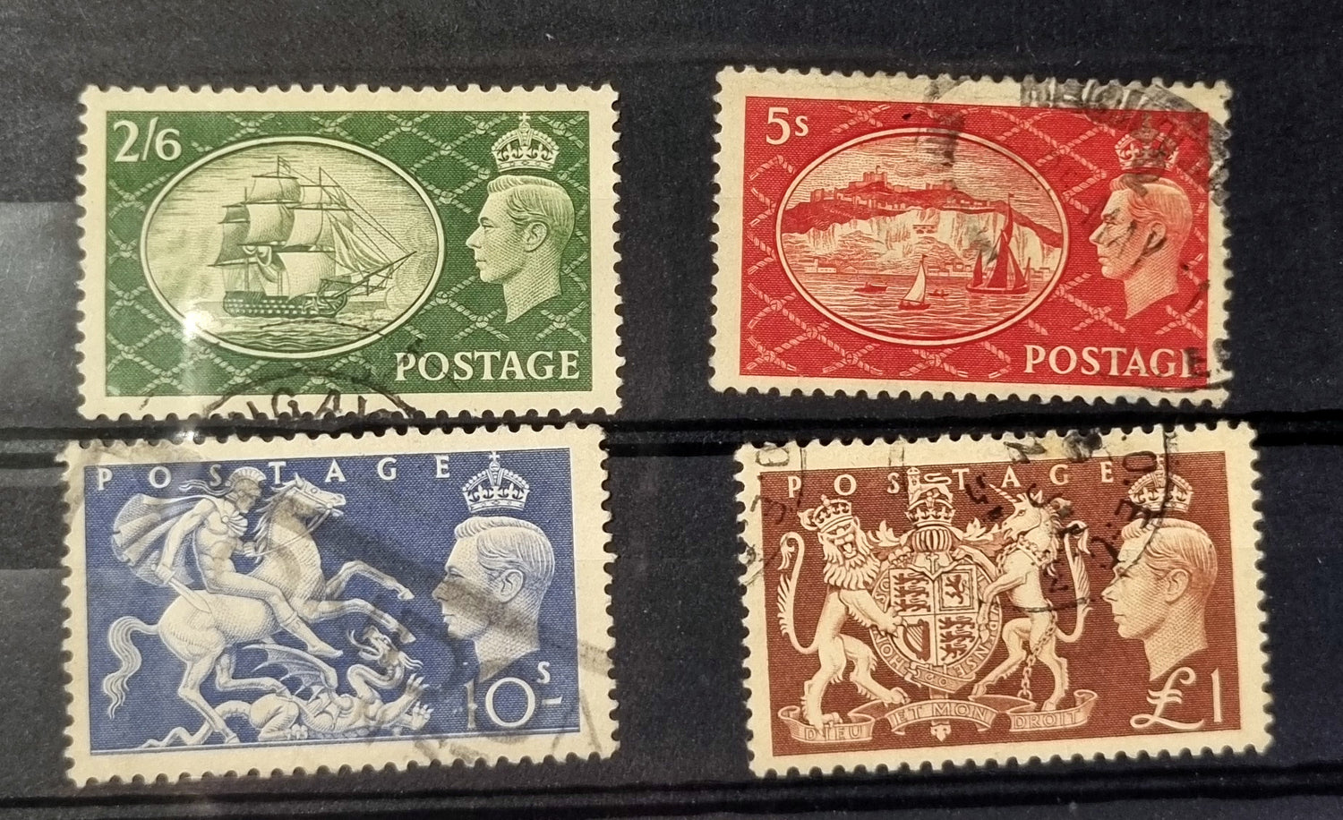 Vintage GB King George VI Stamp 