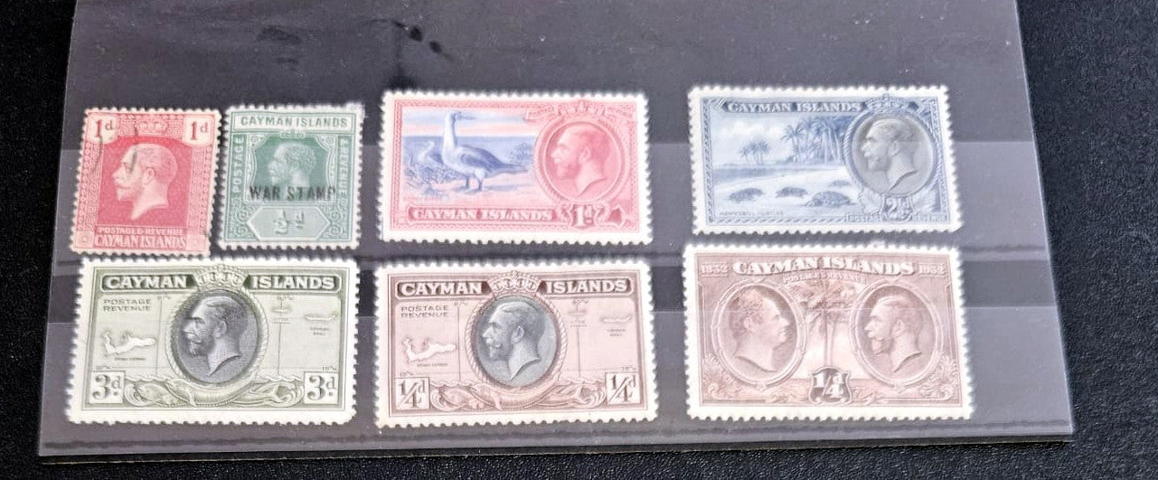 Cayman Islands Stamps King George V to Queen Elizabeth II