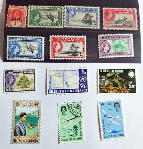 Gilbert and Ellice Islands Vintage stamps