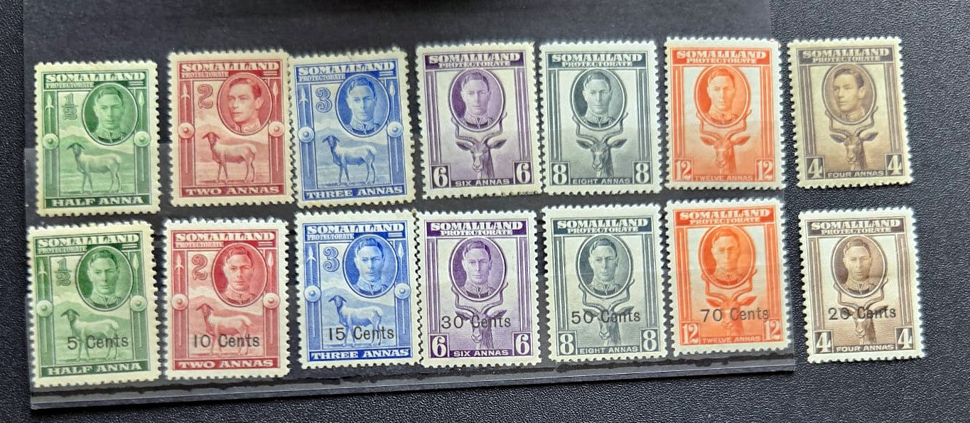Vintage Somaliland stamps