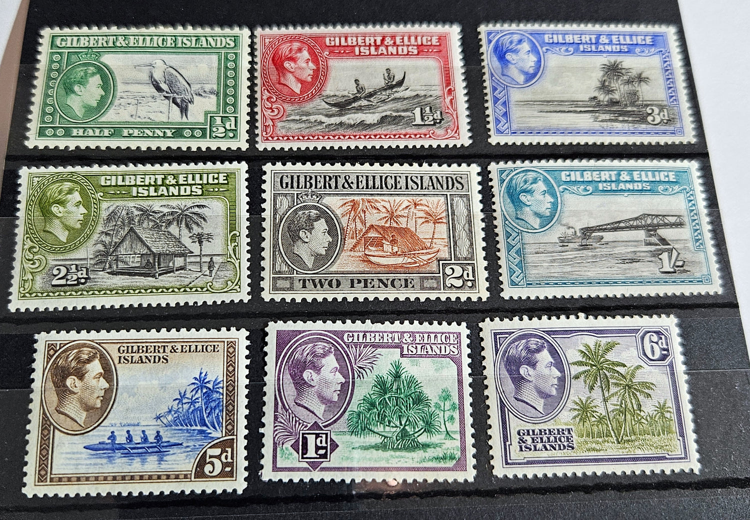 Gilbert and Ellice Islands Vintage stamps