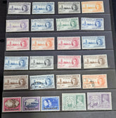 1946 King George VI Victory stamps.