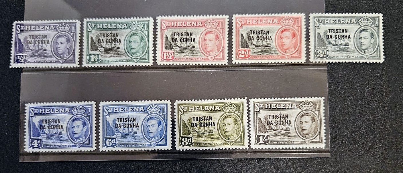British Commonwealth vintage Tristan da Cunha stamps