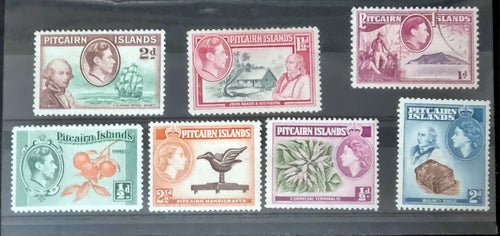 British Commonwealth vintage Pitcairn Islands stamps