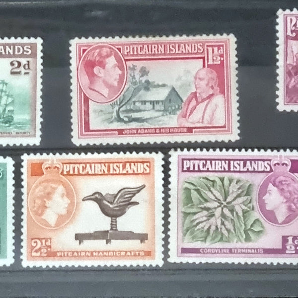 British Commonwealth vintage Pitcairn Islands stamps