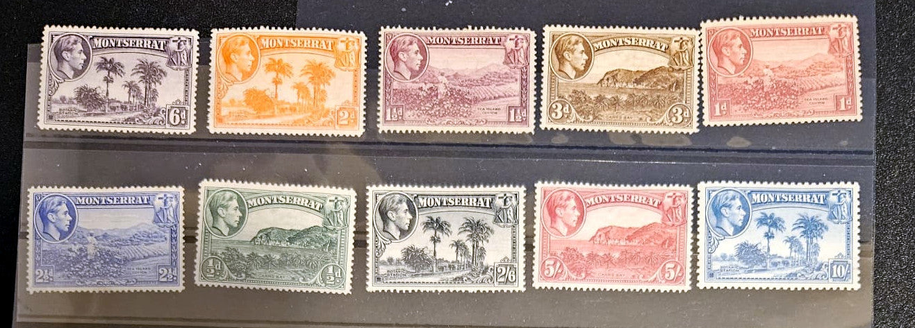 Montserrat vintage stamps