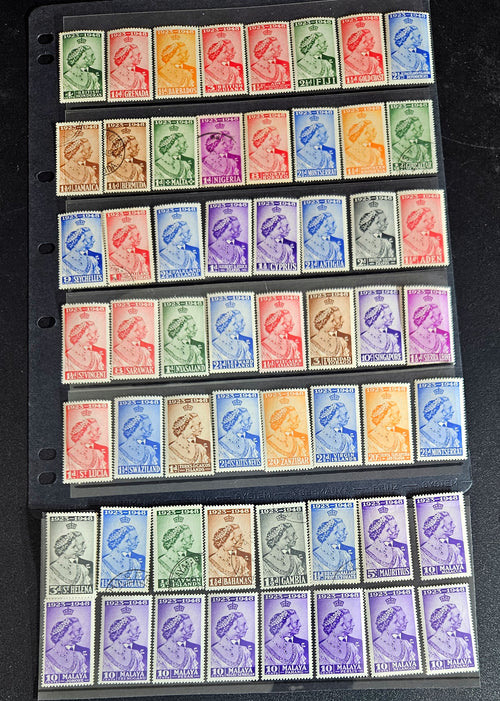 1948 King George VI Royal Silver Wedding Omnibus stamps 50+