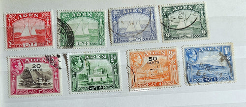 British Commonwealth vintage Aden stamps