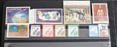 Collection of Kazakhstan stamps on a display sheet