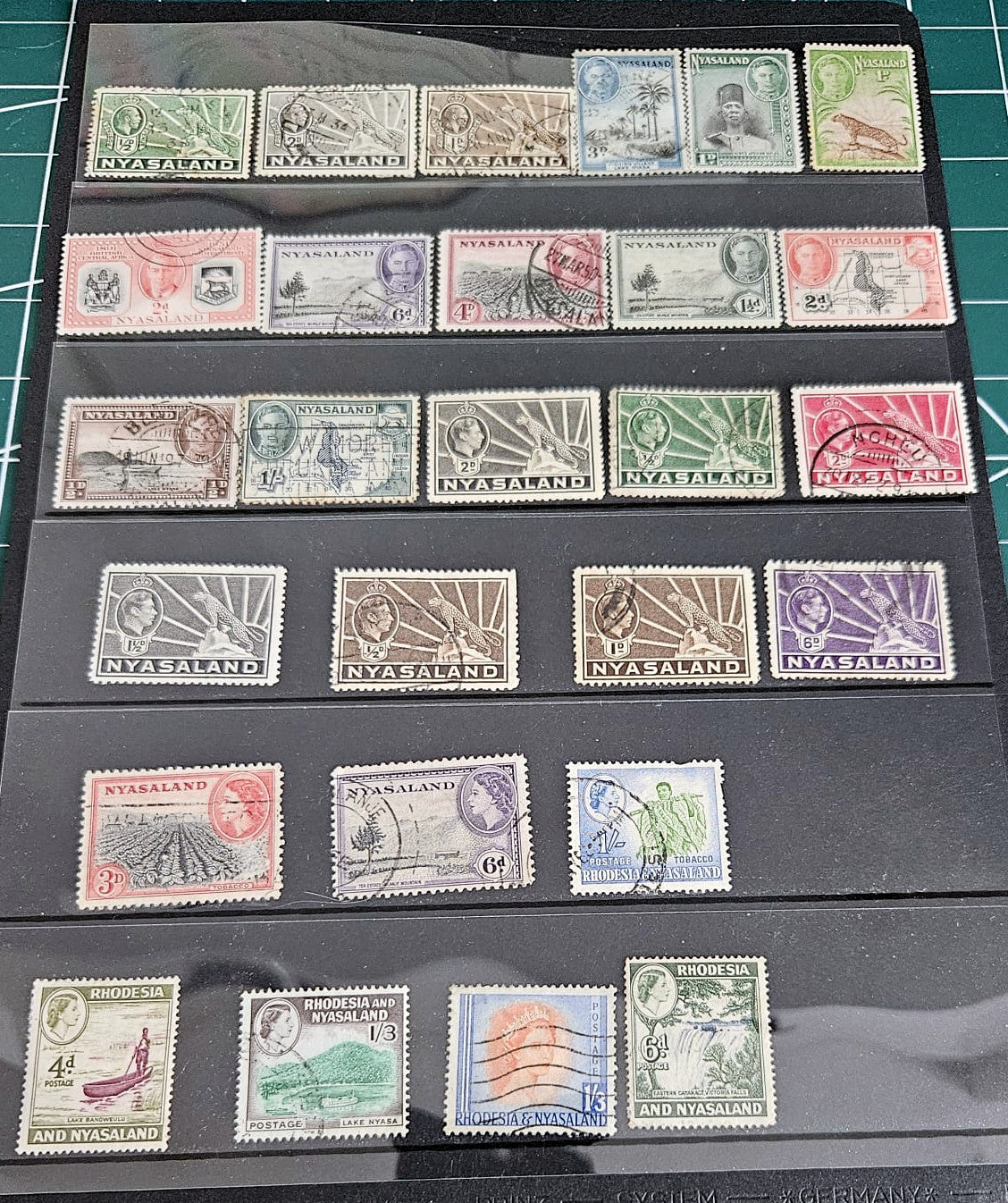 Nyasaland Vintage Stamps