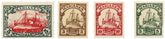 Vintage German colonies stamps
