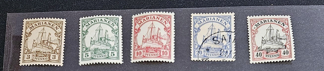 Vintage German colonial stamps