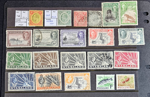 Nyasaland Vintage Stamps