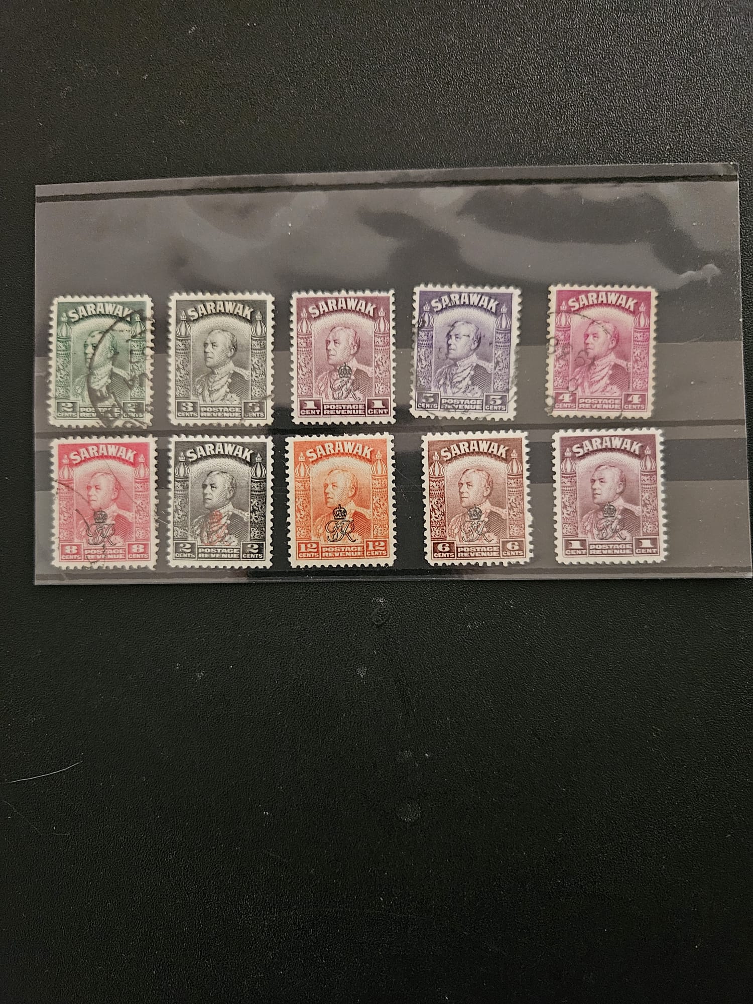 Vintage Sarawak stamps