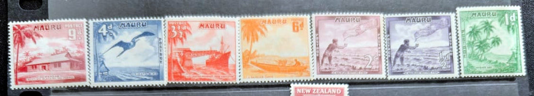 Nauru Vintage Postage Stamp Collection