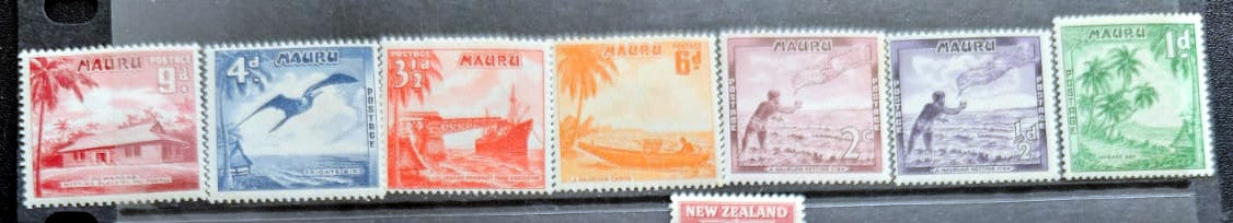 Nauru Vintage Postage Stamp Collection