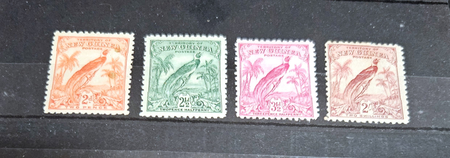 Vintage stamps from Papua new Guinea