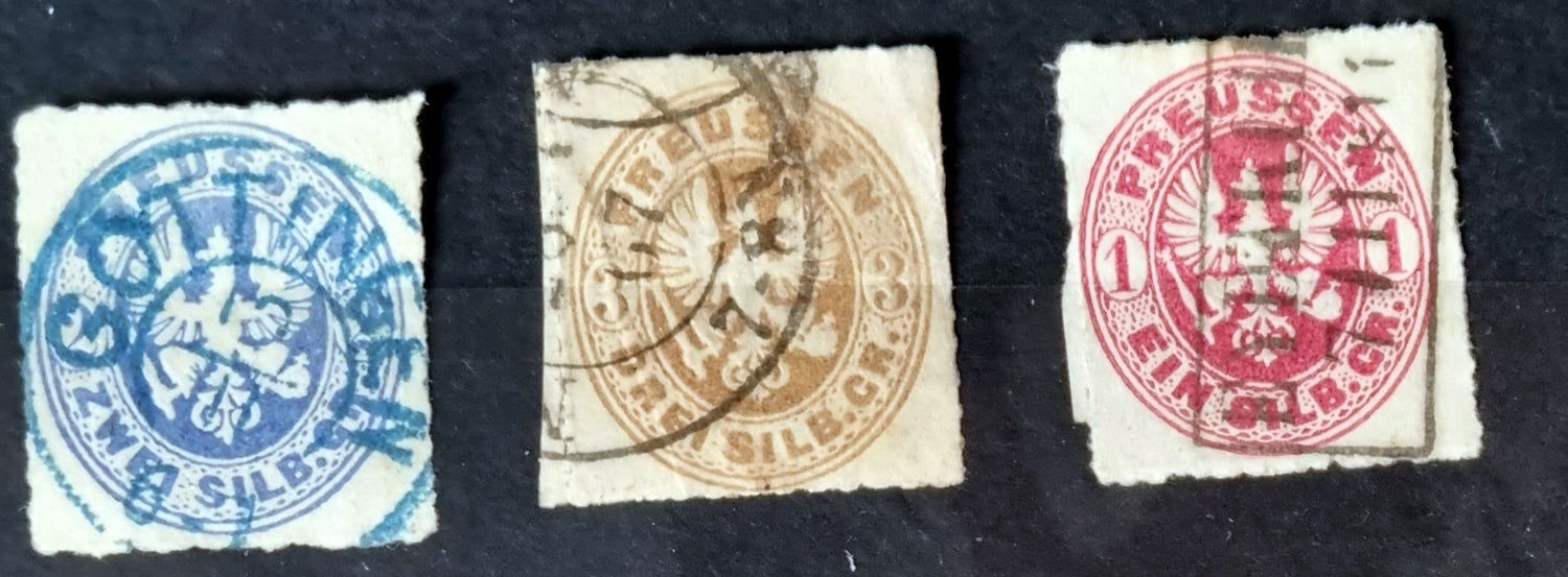 Vintage German States stamps