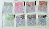 Collection of vintage Puerto Rico stamps on a white background