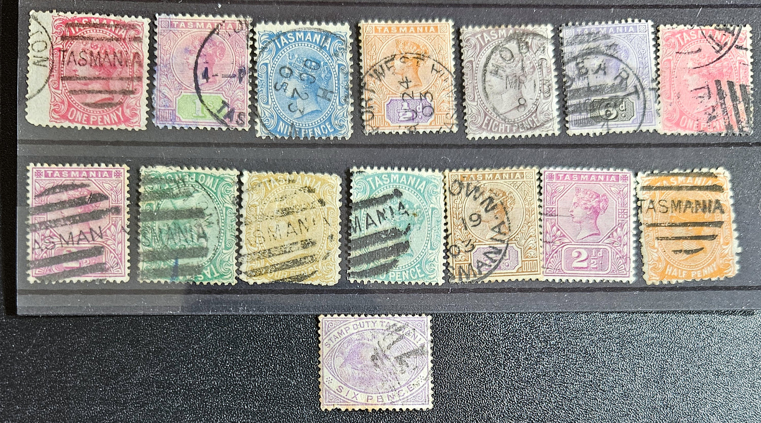 Vintage Australia state stamps