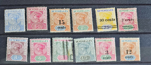 Vintage Seychelles Stamps