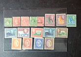 Collection of vintage Queen Victoria stamps from St vincent islands
