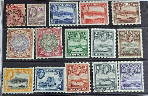 British Commonwealth vintage Antigua stamps