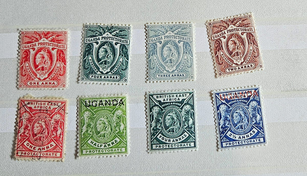 British Commonwealth Uganda stamps