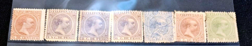 Vintage Philippines colonial stamps — Detail View 3