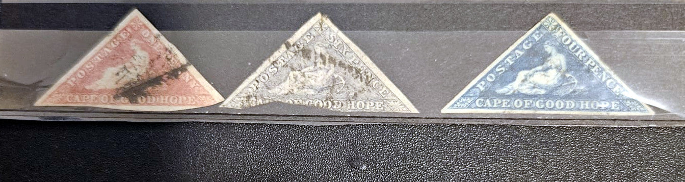 Cape of Good Hope Triangle set of stamps