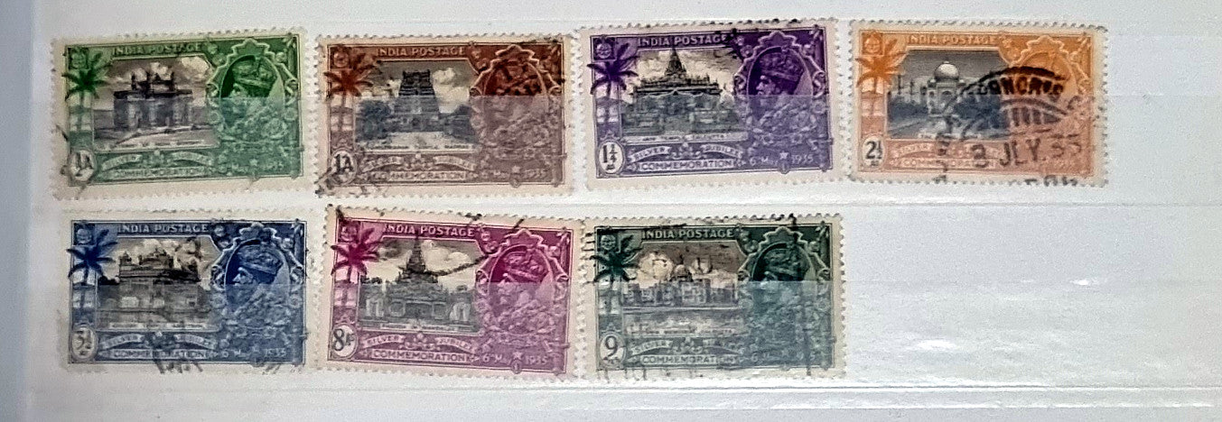 Vintage India Stamps King George V