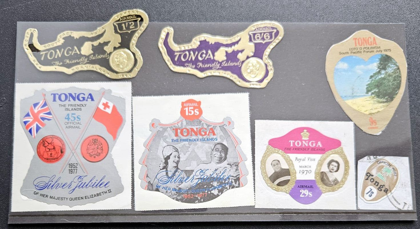 Vintage Tonga stamps