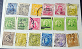 Collection of vintage postage stamps from the Commonwealth of the Philippines on a white background.
