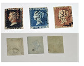 Authentic 1840 Penny Black original British postage stamp archive by StampArtefact.