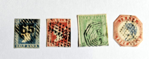 Vintage India Stamps of Queen Victoria