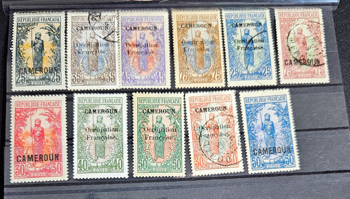 French Cameroon vintage stamps