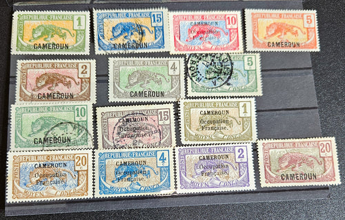 French Cameroon vintage stamps