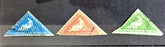 The classic Cape of Good Hope Triangle stamps from Victorian times