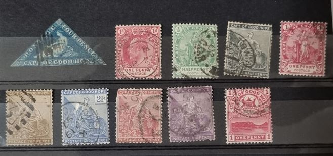 Cape of Good Hope Triangle set of stamps