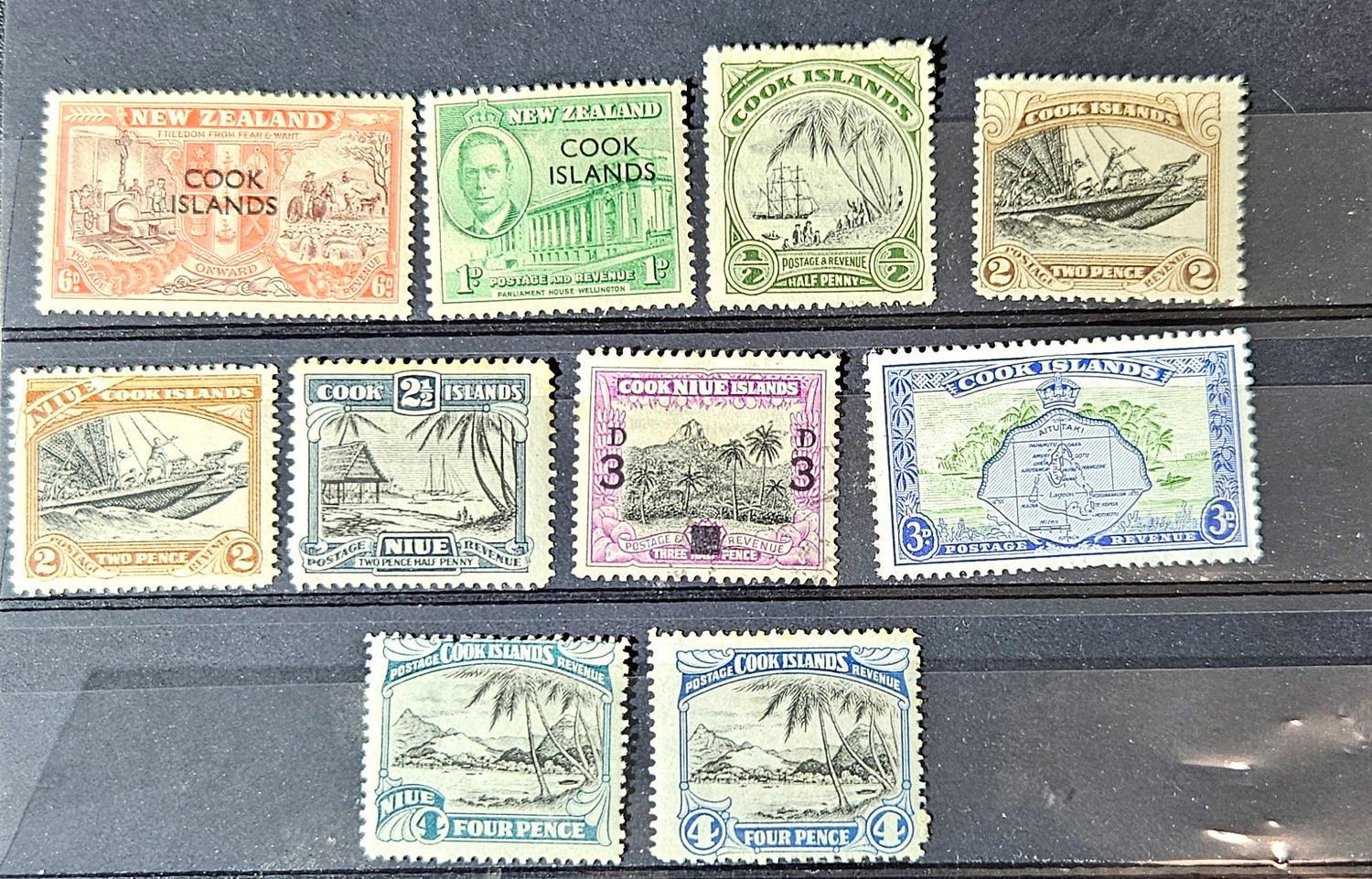 Cook Islands Vintage stamps