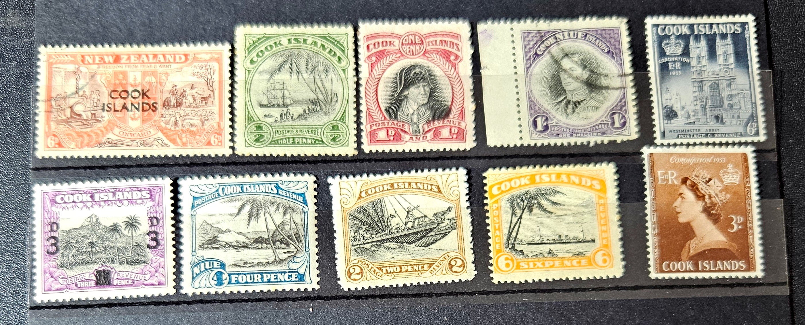 Cook Islands Vintage stamps