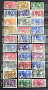 1937 King George VI Coronation Omnibus stamps