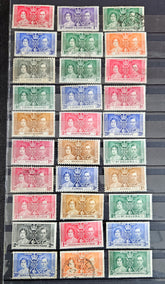 1937 King George VI Coronation Omnibus stamps