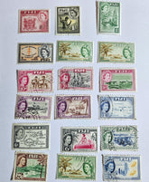 British Commonwealth vintage Fiji stamps