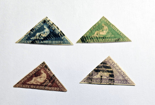 Cape of Good Hope Triangle set of stamps