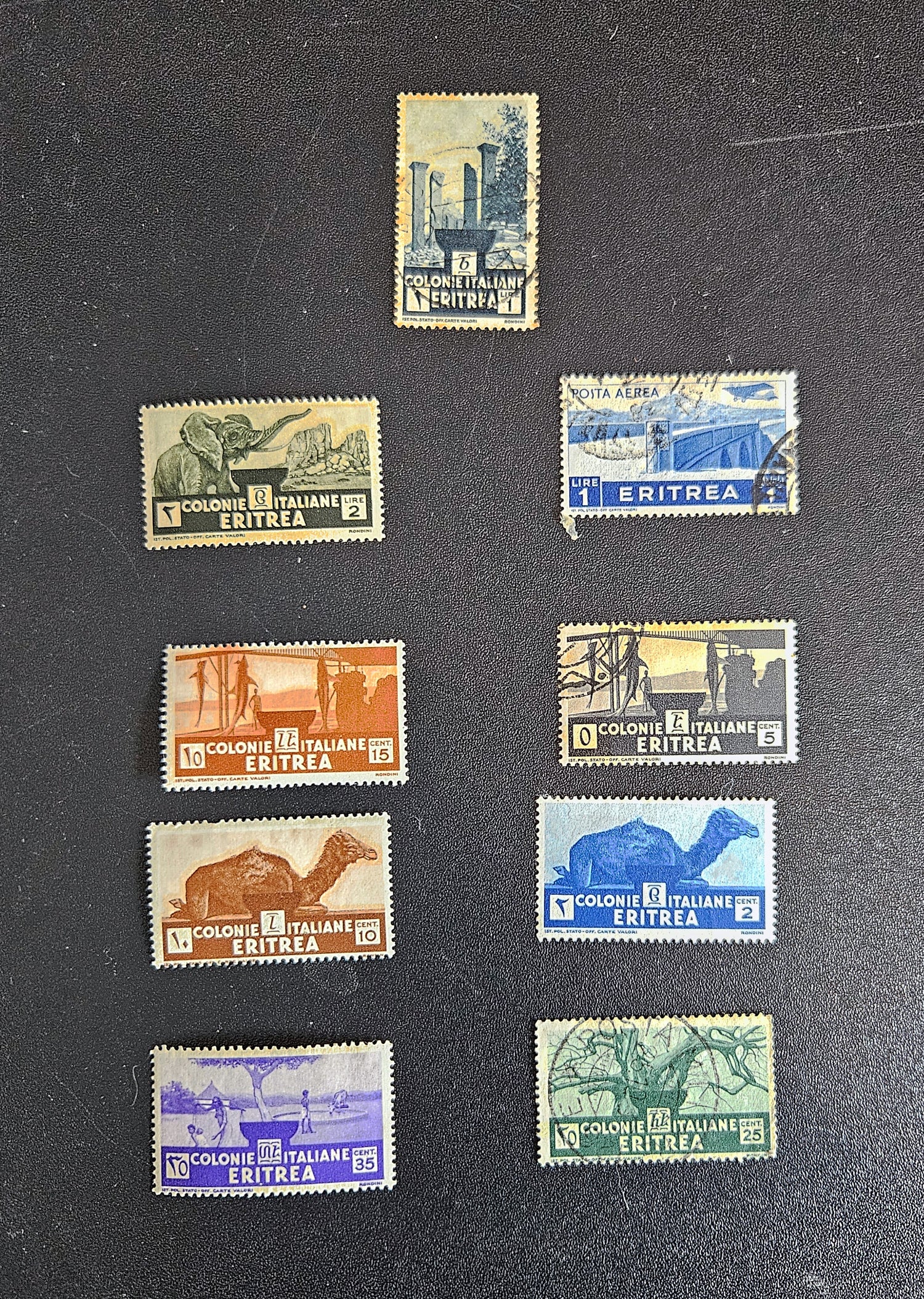 Vintage Italian Eritrea Stamps