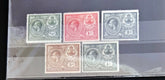 Vintage Bahamas stamps King George V