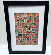 King George V vintage stamp photo frame 