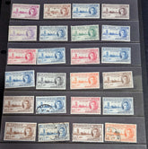 British commonwealth 1946 KG6 issues