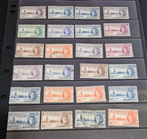 British commonwealth 1946 KG6 issues